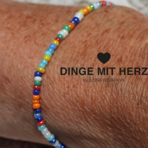 DINGE MIT HERZ Armband MICRO bunt