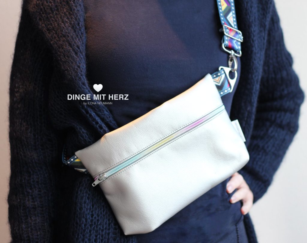 Dinge mit Herz Bauchtasche Cross-over Kunstleder