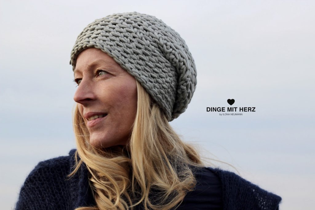 Dinge mit Herz ULLA grau Damenmütze