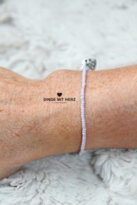 DINGE MIT HERZ ARMBAND MICRO flieder