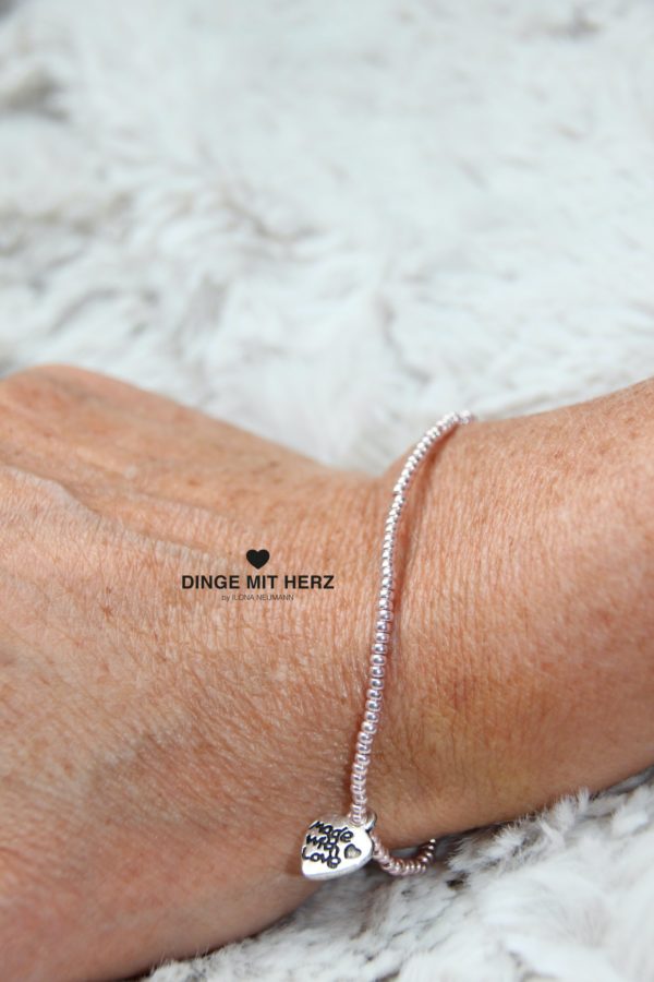 DINGE MIT HERZ ARMBAND MICRO zart rosegold