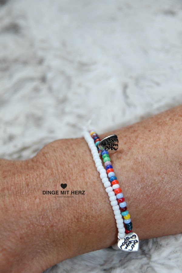 Armband Miniperlen - verschiedene Farbvarianten – Bild 11