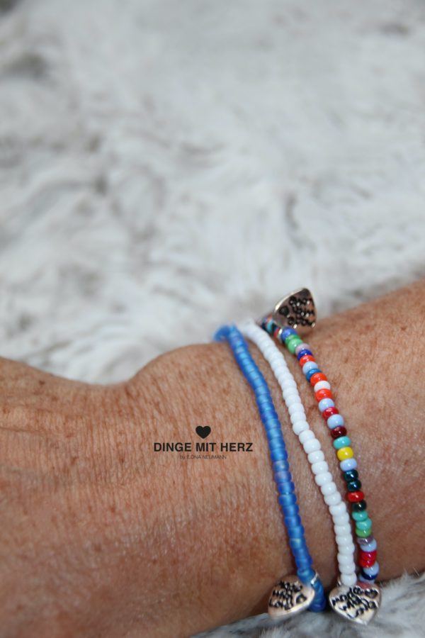 Armband Miniperlen - verschiedene Farbvarianten