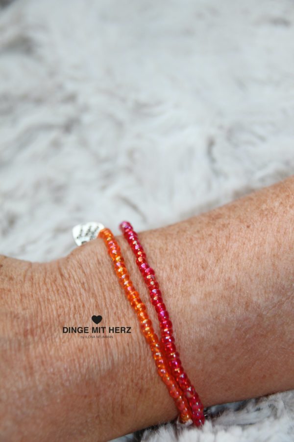 Armband Miniperlen - verschiedene Farbvarianten – Bild 9