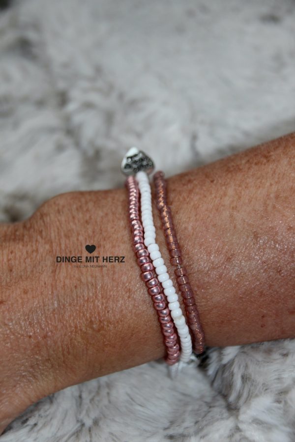 Armband Miniperlen - verschiedene Farbvarianten – Bild 22