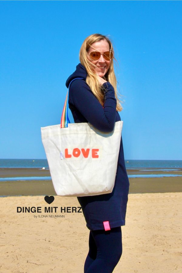 Love Segel Tasche