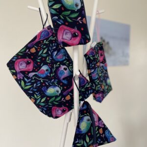 Birds Kosmetiktasche Dinge mit Herz