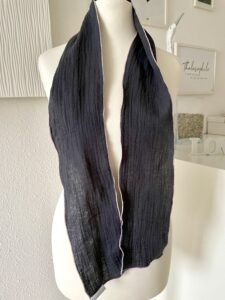 Dinge mit Herz Musselin, Musselin - Tücher - Schals mit neon Saum
