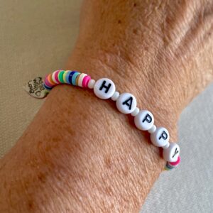 Armband bunt Vinyl
