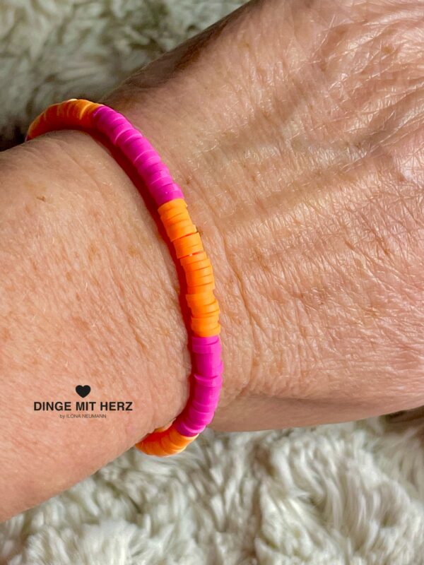 Dinge mit Herz Armband bunt